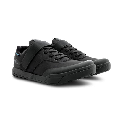 Shimano GE500 Bicycle Shoes Black, studio pair view