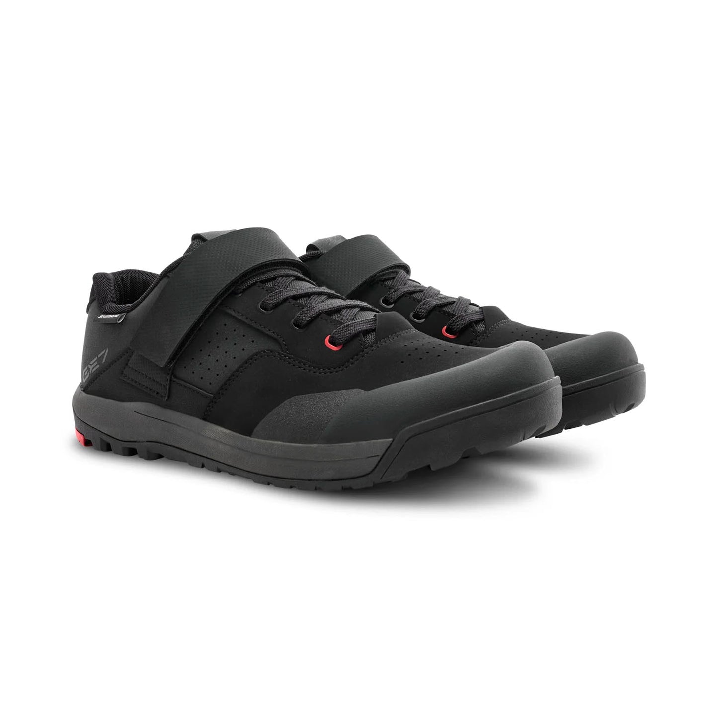 Shimano GE700 Cycling Shoes Black, studio pair view