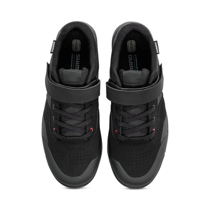 Shimano GE700 Cycling Shoes Black, studio top view