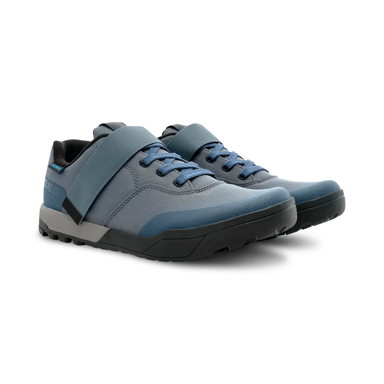 Shimano Womens GE500W Bicycle Shoes Denim, studio pair view