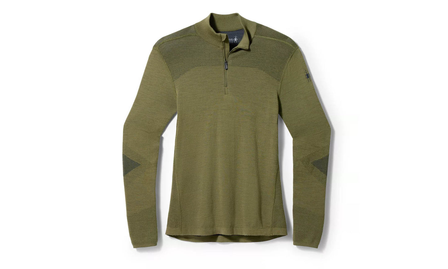 Smartwool Intraknit Thermal Merino Base 1/4 Zip Moss