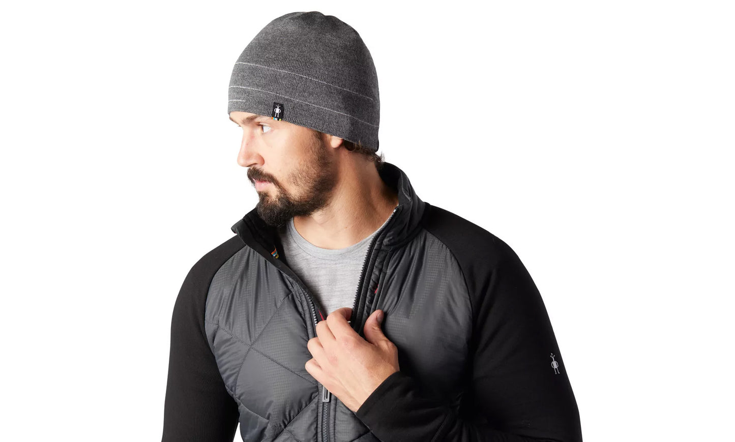 Smartwool Mens Reflective Lid Medium Gray Heather