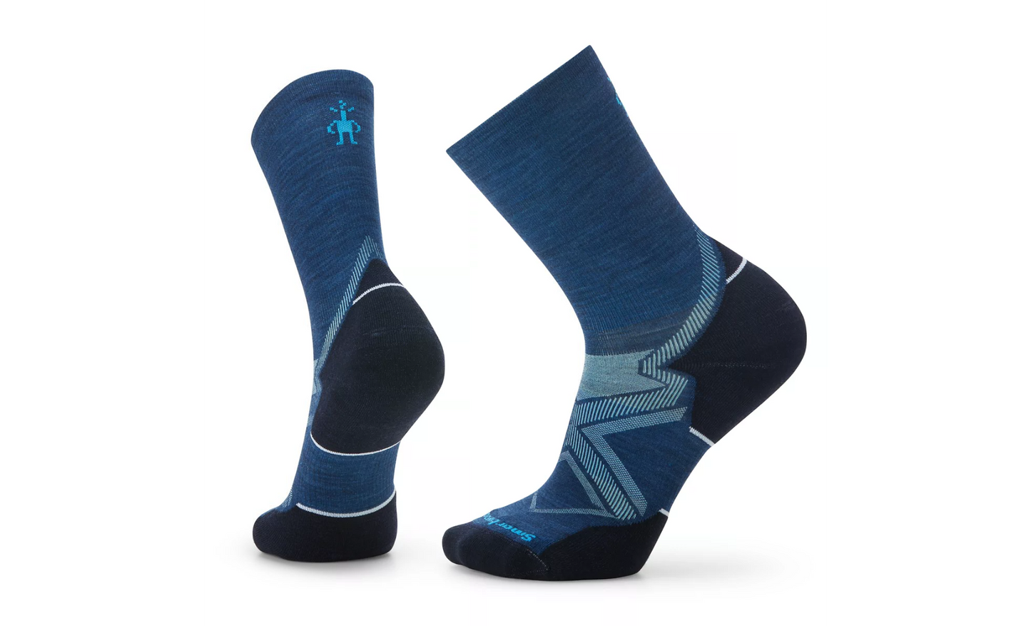 Smartwool Run Cold Weather Targeted Cushion Crew Blue
