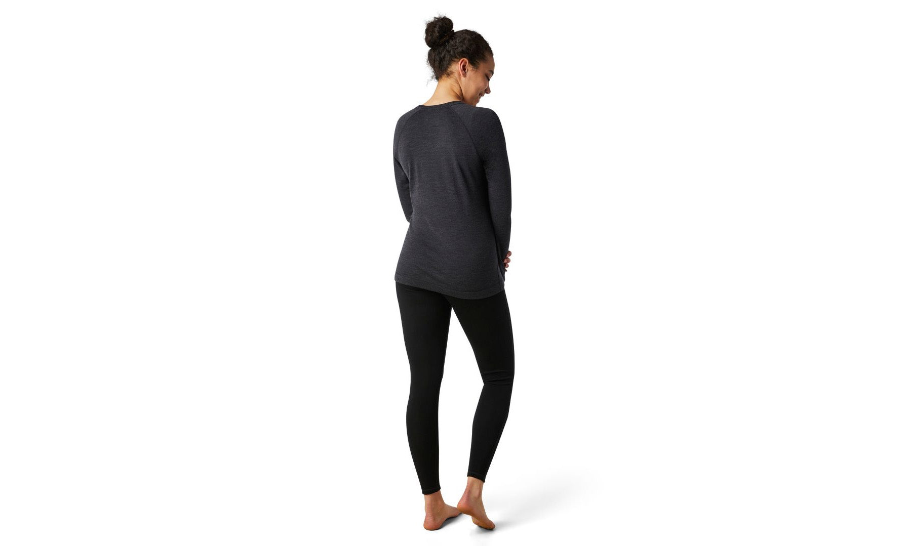 Smartwool Womens Thermal Merino Base Layer Charcoal