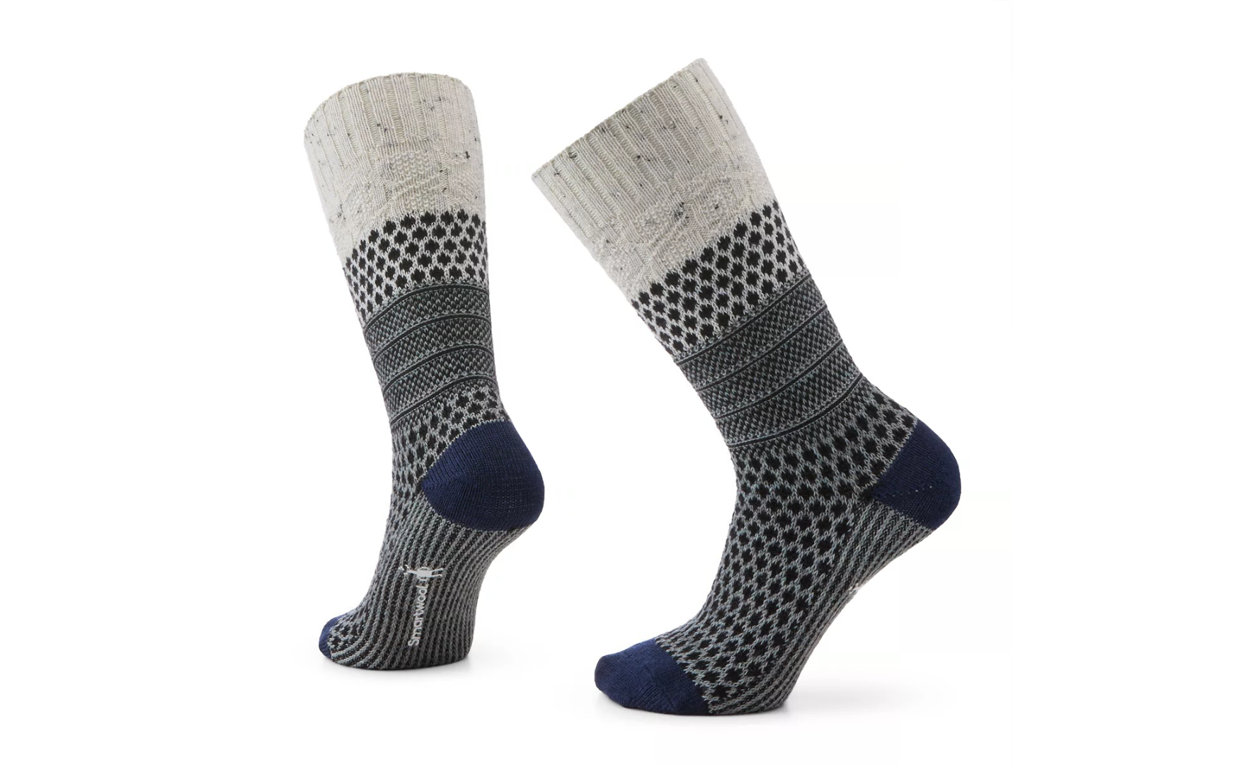 Smartwool Unisex Everyday Popcorn Cable Crew Merino Wool Socks Donegal