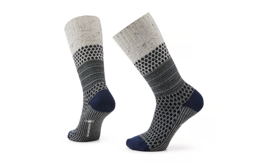 Smartwool Unisex Everyday Popcorn Cable Crew Merino Wool Socks Donegal