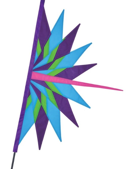 SoundWinds Fan Recumbent Bike Flag Purple