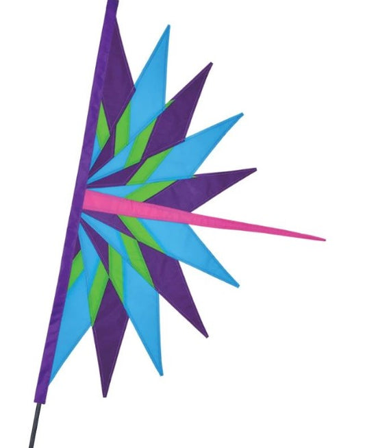 SoundWinds Fan Recumbent Bike Flag Purple