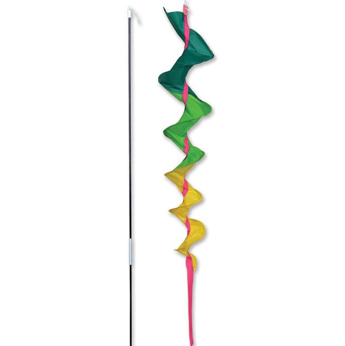 SoundWinds Medium Fusilli Spinning Bike Windsock Green