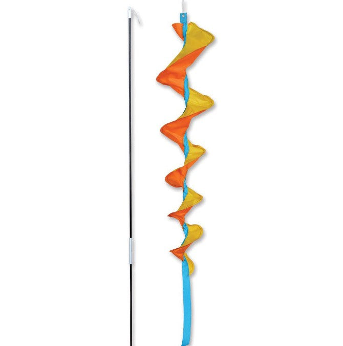 SoundWinds Medium Fusilli Spinning Bike Windsock Yellow