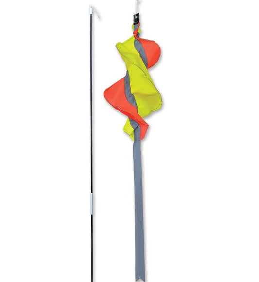 SoundWinds Reflective Turi Spinning Bike Windsock