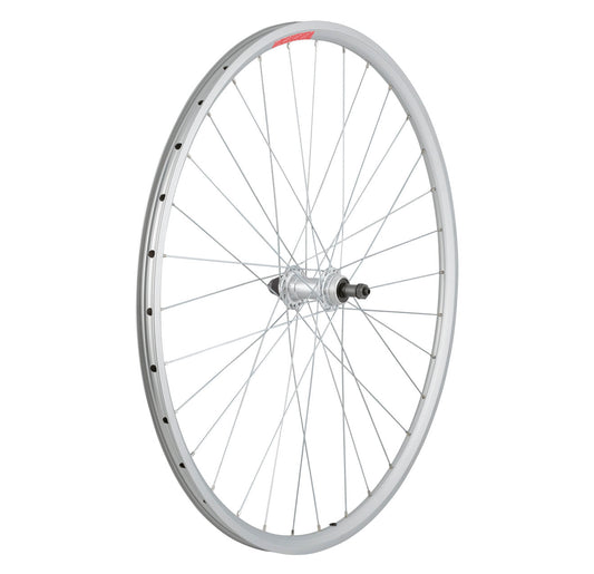Sta-Tru Tubeless Ready Alloy QR Freewheel 700c Rear Wheel, studio front quarter view
