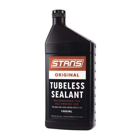 Studio image of front of a 1000 ml bottle of Stan's No Tubes Original Tubeless Tire Sealant.