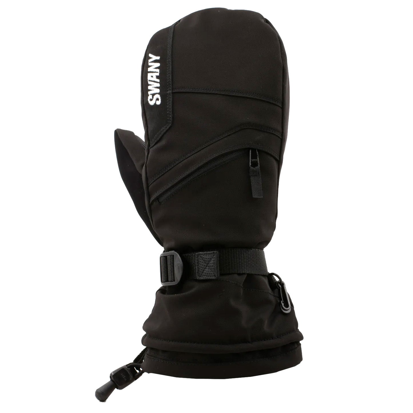 Swany X-Over Womens Mitt Black Studio Image