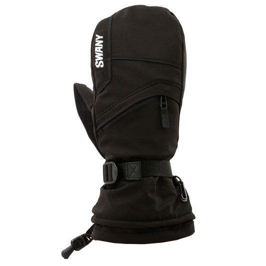 Swany X-Over Womens Mitt Black Studio Image