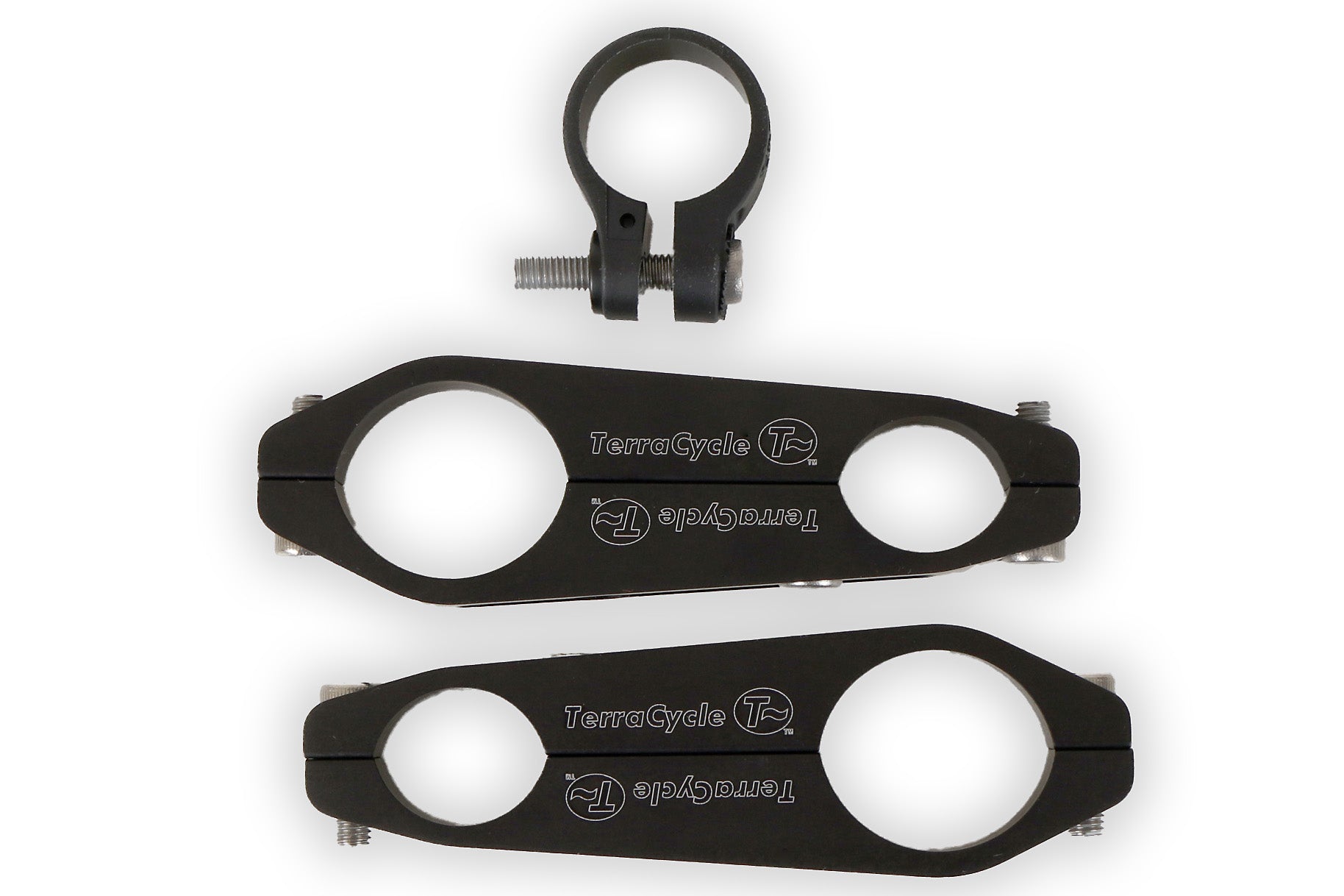T-Cycle HP Velotechnik Scorpion Ergomesh Std Classic SeatSide Mount Kit studio image clamps only