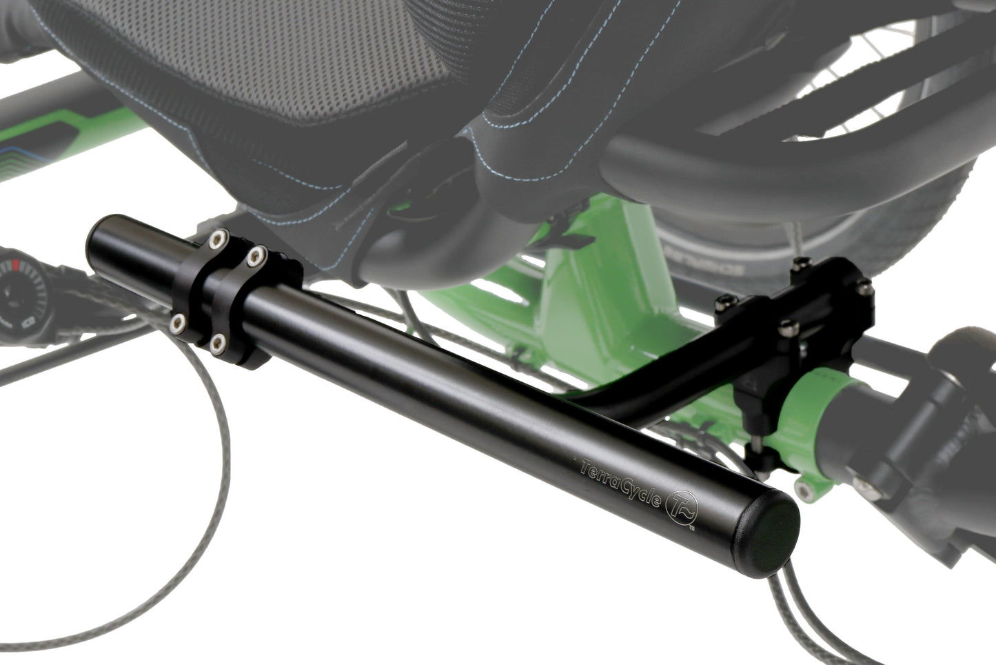T-Cycle ICE SeatSide Main Frame Mount Kit mounted to ice trike