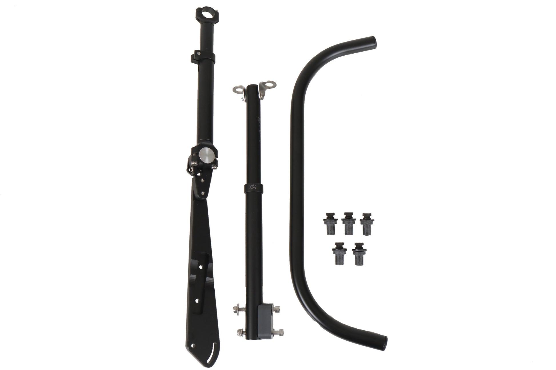 T-Cycle Windwrap WINTR Fairing Mounting Hardware Kit Without Clamp studio image top down angle