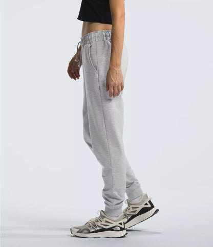 The North Face Womens Heritage Patch Jogger TNF Light Grey Heather/Heritage Patch, studio side view