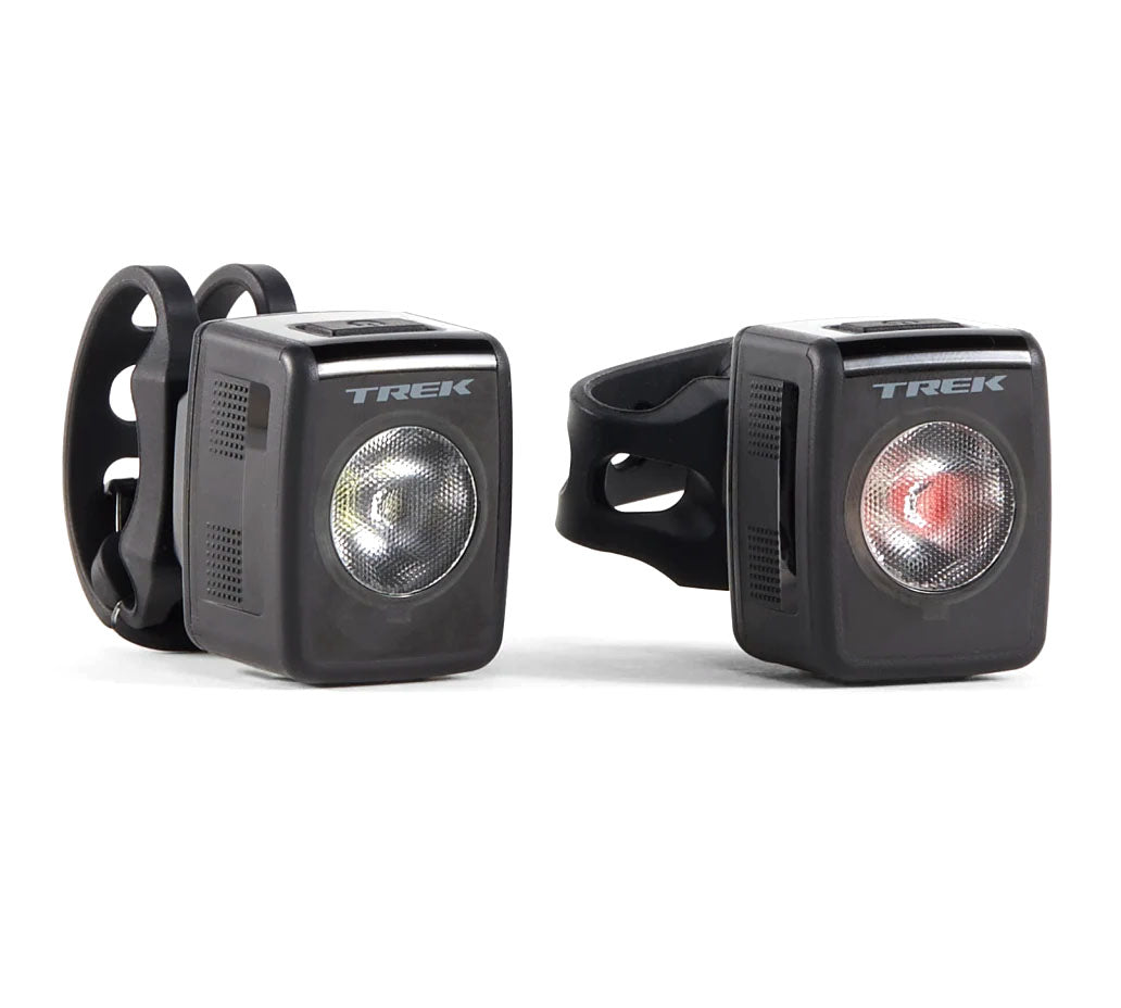 Trek Ion 200 RT/Flare RT USB Rechargeable Light Set, studio front quarter view