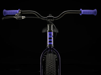 Trek Precaliber Kids Single Speed Bike 20 inch Purple Abyss, studio front view