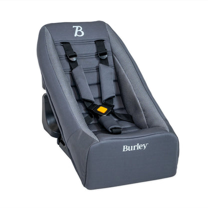 Front quarter view of the Burley Baby Seat Insert.