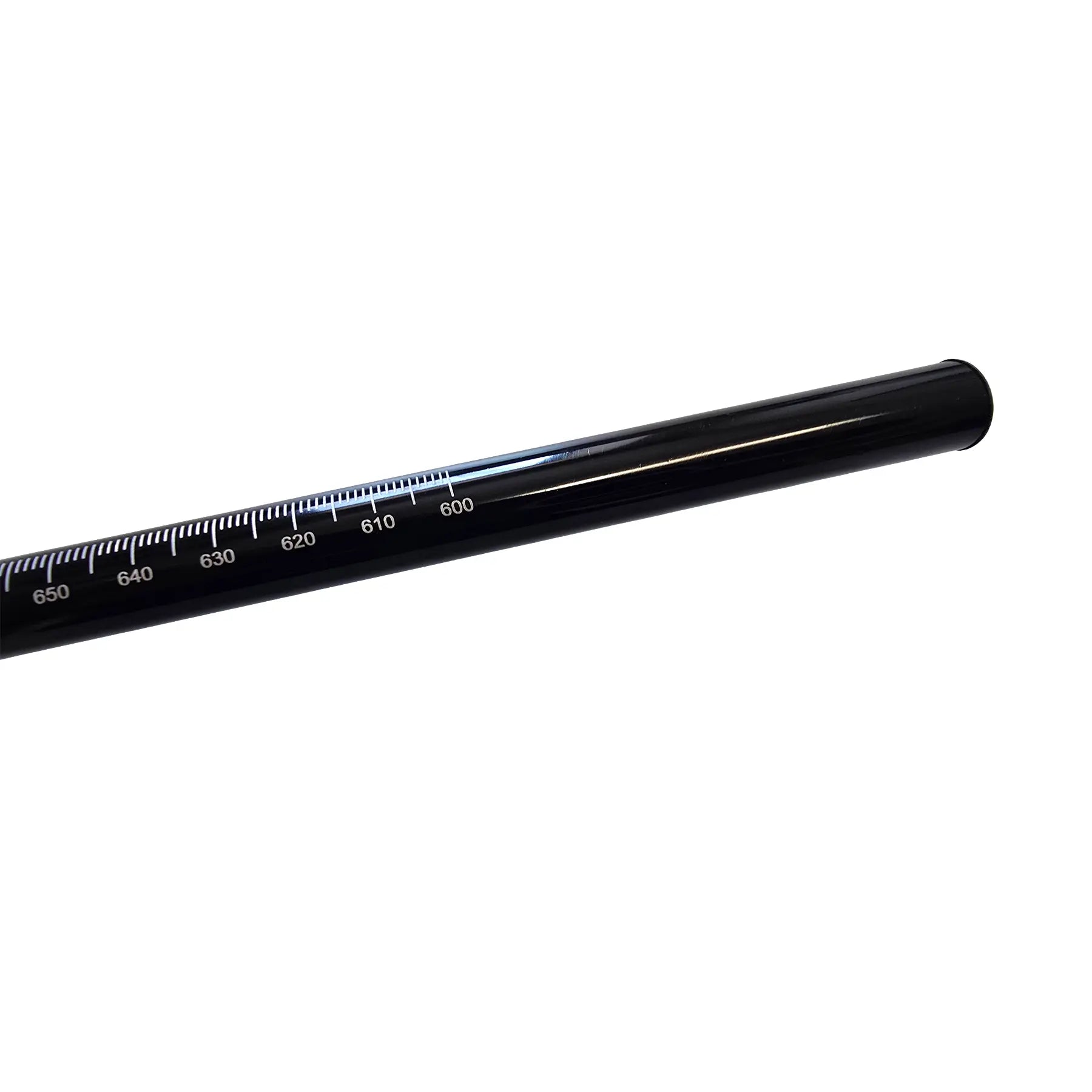 Closeup image of the black and white measuring device on the Catrike Calibro  Tool against a white background.