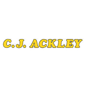 C.J. Ackley logo.