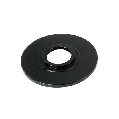 Bottom view of the HP Velotechnik Dust Cap for Trike Hubs against a white background.