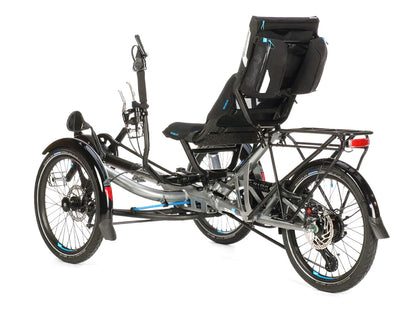 HP Velotechnik Rear Luggage Rack for the Scorpion fs 20 Plus shown on trike