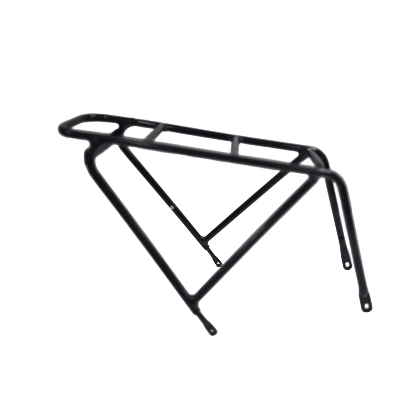 Side view of the HP Velotechnik Top Load Rack Extension in black against a white background. 