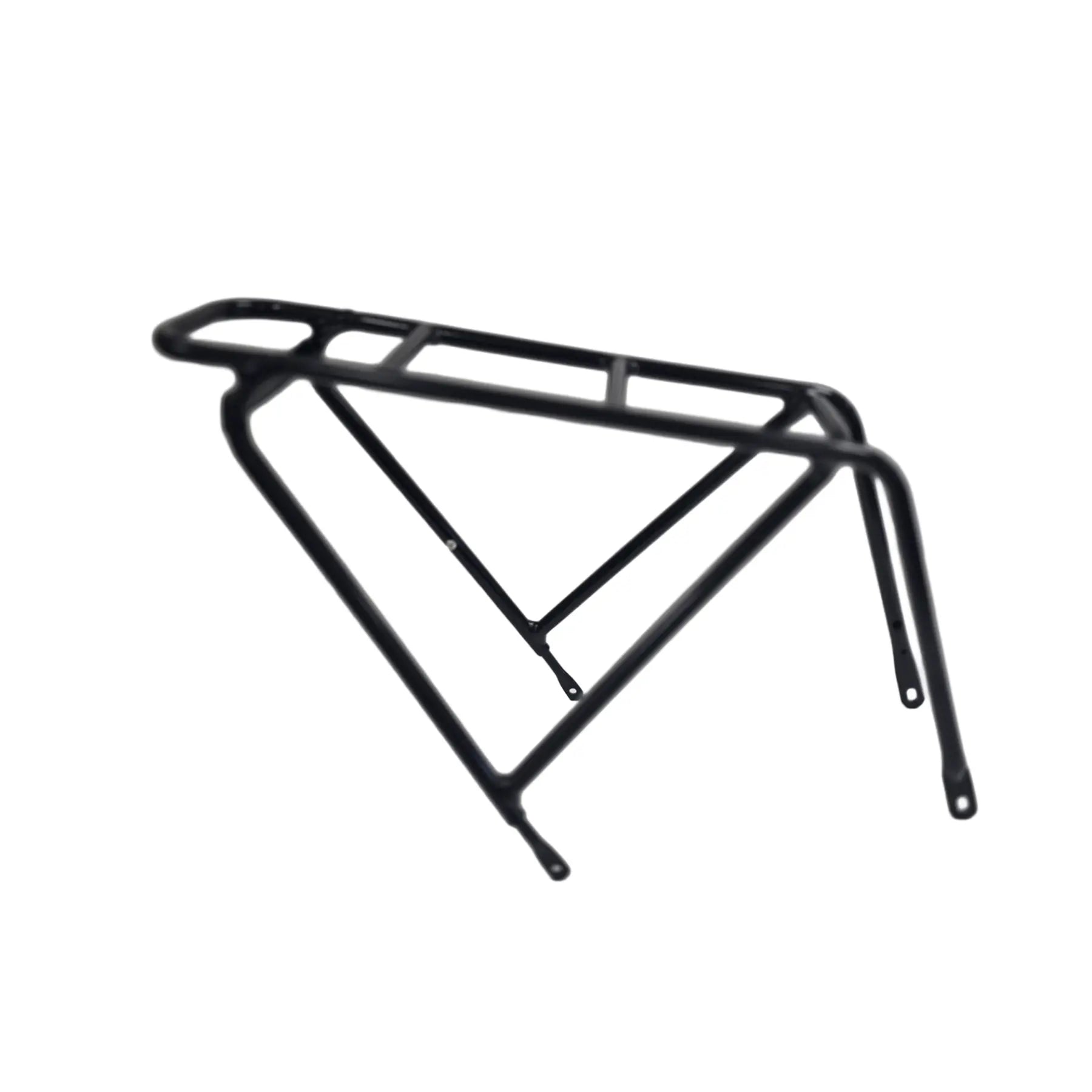 Side view of the HP Velotechnik Top Load Rack Extension in black against a white background. 