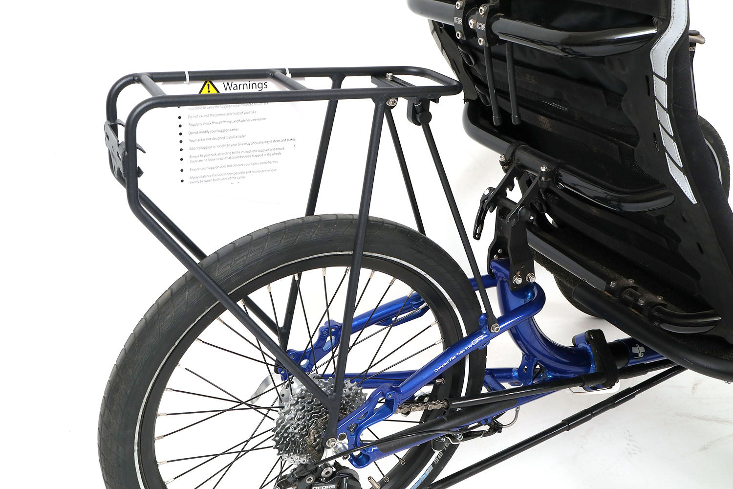 ICE Rear Carrier For Rigid 20 Inch luggage rack