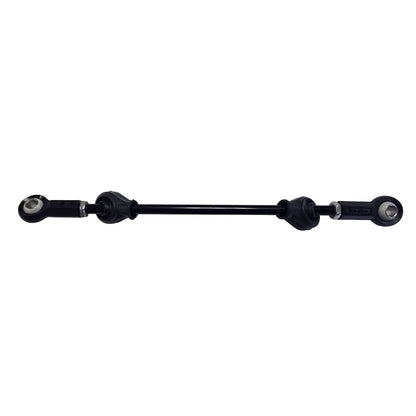 Bottom view of the ICE Trikes Adventure, Sprint or 2016 and Later VTX Track Rod in black against a white background.