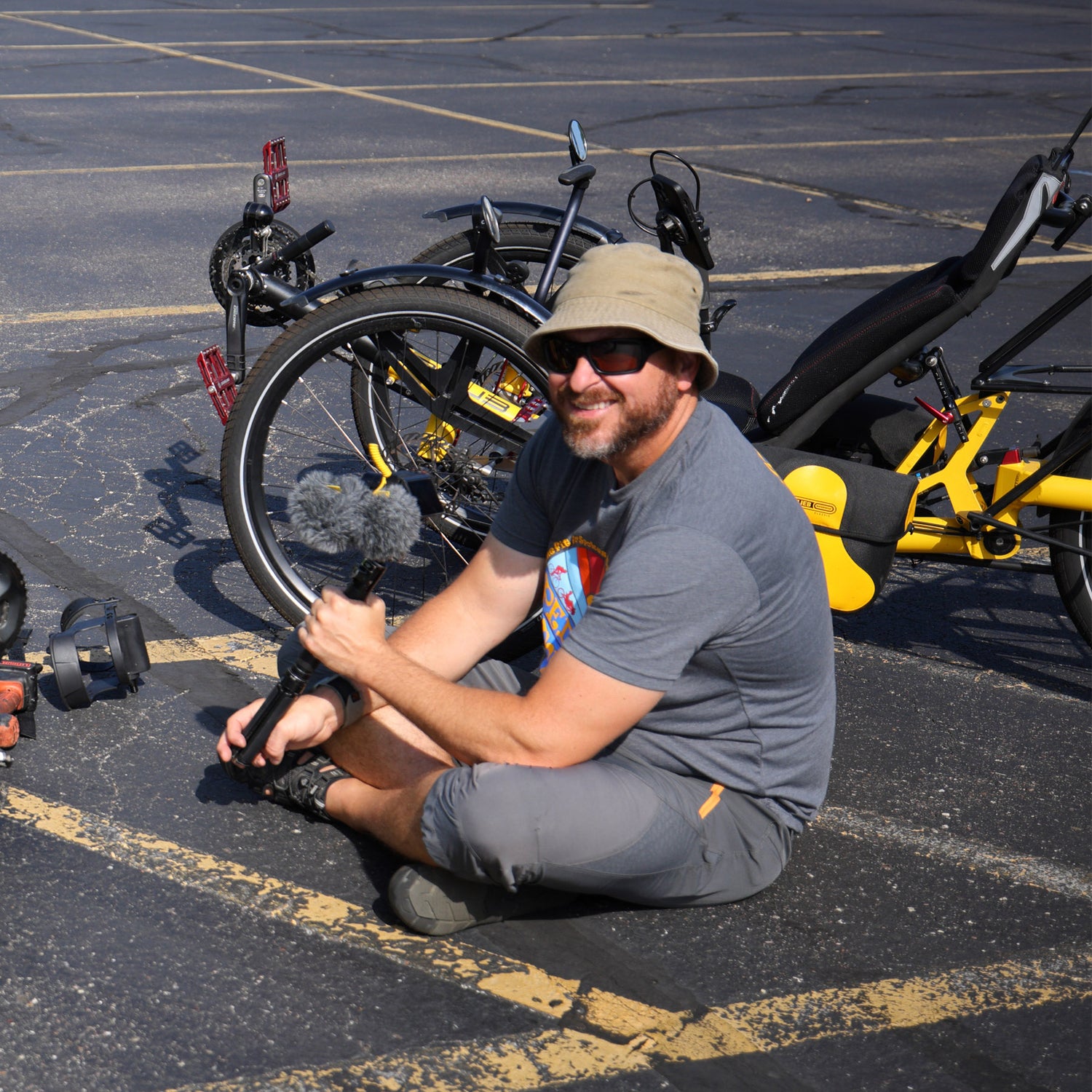 Matt Galat of JaYoe Nation with his Azub trike.
