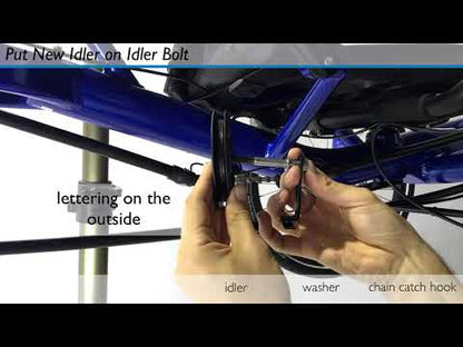 View HP Velotechnik's Technical Video about replacing the idler on YouTube.