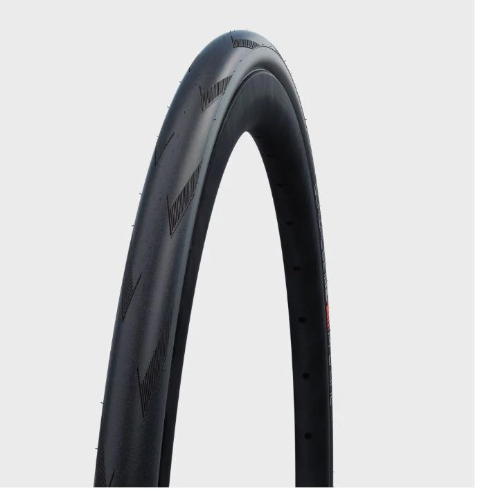 Schwalbe Pro One Super Race V-Guard Tubeless Folding Black Tire 700c x 28mm (28-622mm) studio image side