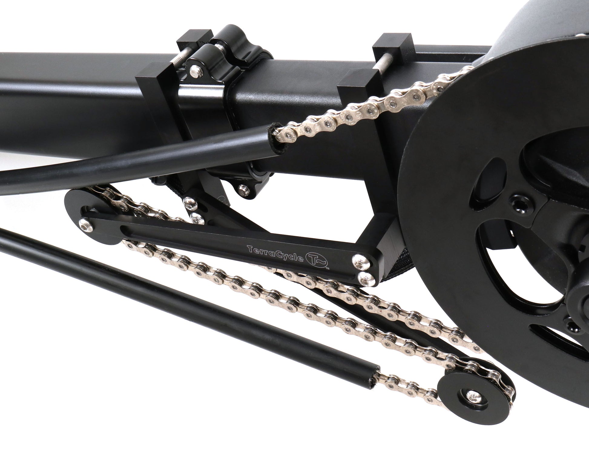 TerraCycle T-Cycle automatic Chain Tensioner for Rectangular Tubing  Greenspeed Magnum Recumbent Trike