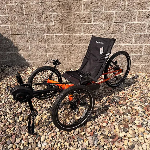 TerraTrike Demo Gran Tourismo e-Plus Flame On Recumbent Trike