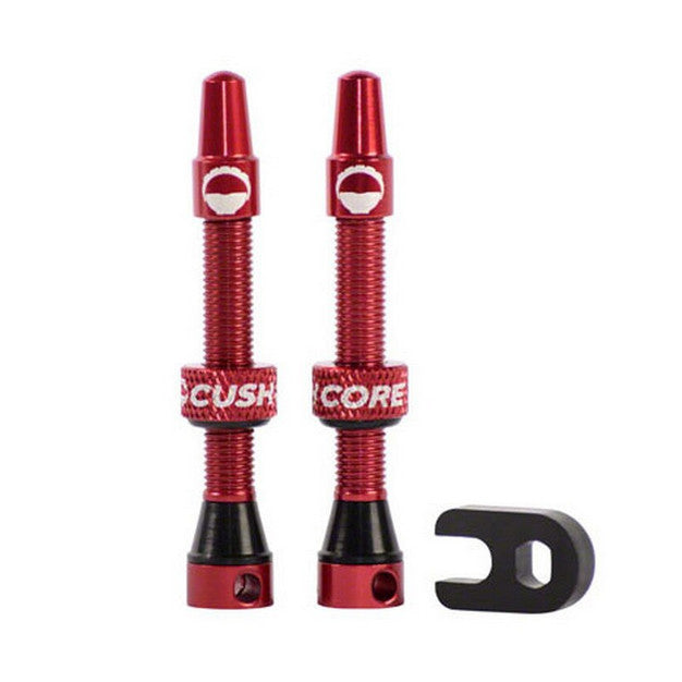 Set of two red and white 44mm 
 CushCore Tire Inserts