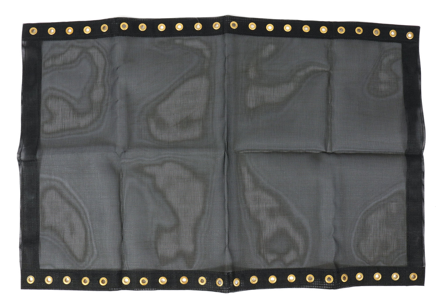 Greenspeed Magnum XL 22 Hole Seat Fabric showing the bottom on a white background