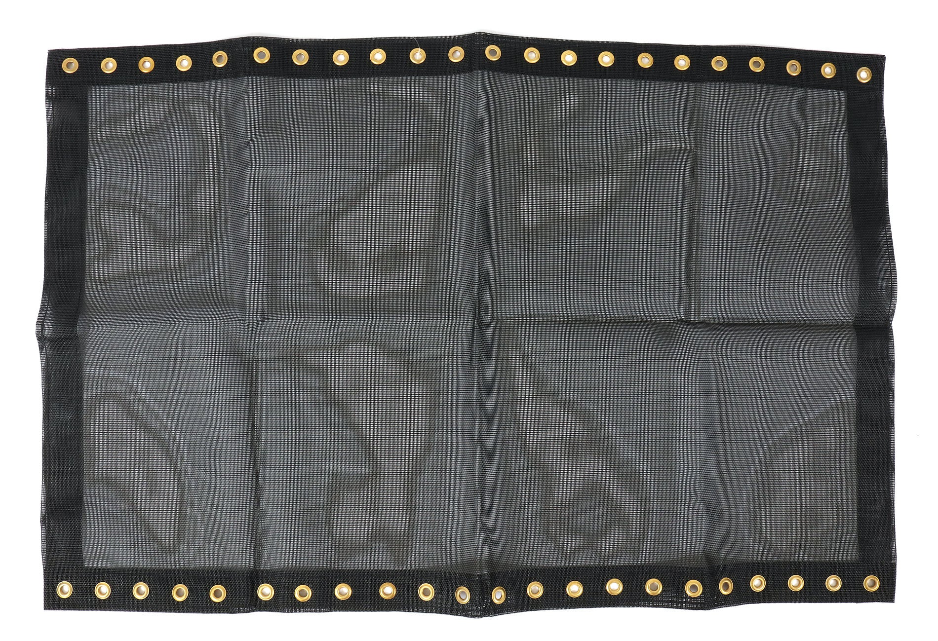 Greenspeed Magnum XL 22 Hole Seat Fabric showing the bottom on a white background