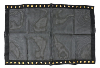 Greenspeed Magnum XL 22 Hole Seat Fabric showing the bottom on a white background