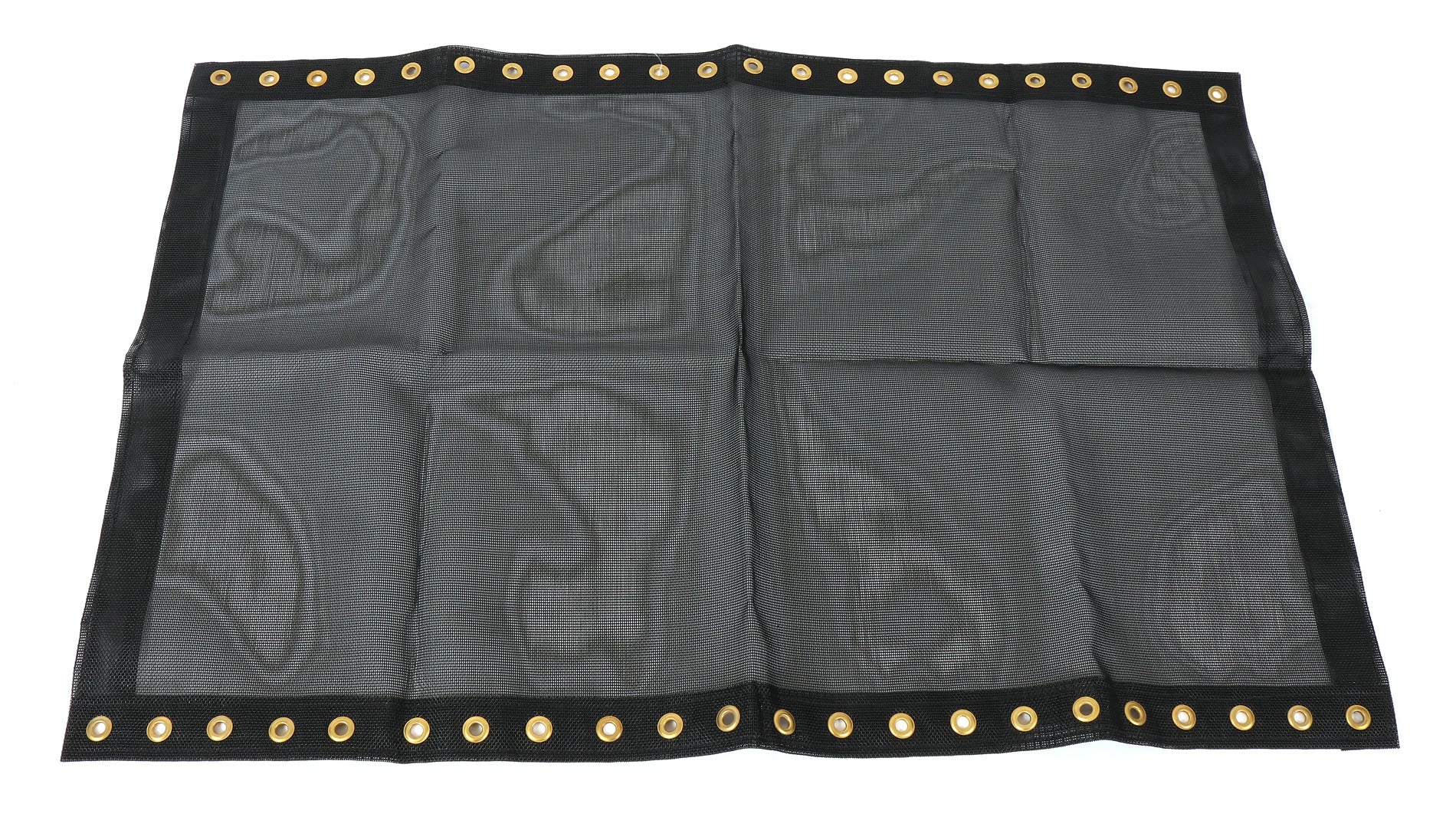 Greenspeed Magnum XL 22 Hole Seat Fabric showing the bottom on a white background