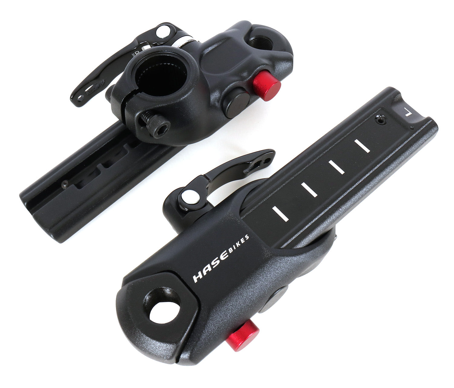 Hase Adjustable Length Crank Arms Shimano Hollowtech shown on a white background