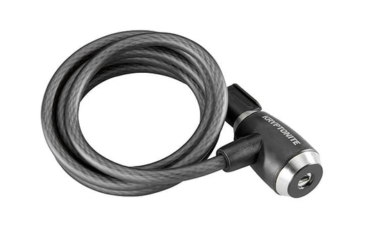 Kryptonite KryptoFlex 1018 Key 6' x 10mm Black Cable Lock studio image