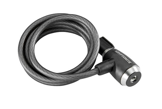 Kryptonite KryptoFlex 1018 Key 6' x 10mm Black Cable Lock studio image