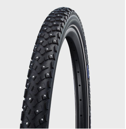 Schwalbe Marathon Winter Plus Tire 20 x 1.6, studio front quarter view