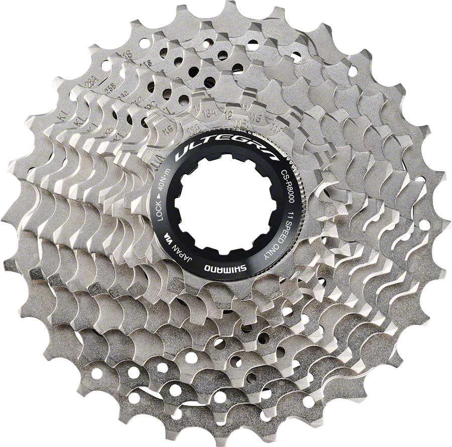 Shimano CS-R8000 Ultegra 11 Speed 11-32t Cassette top down view 