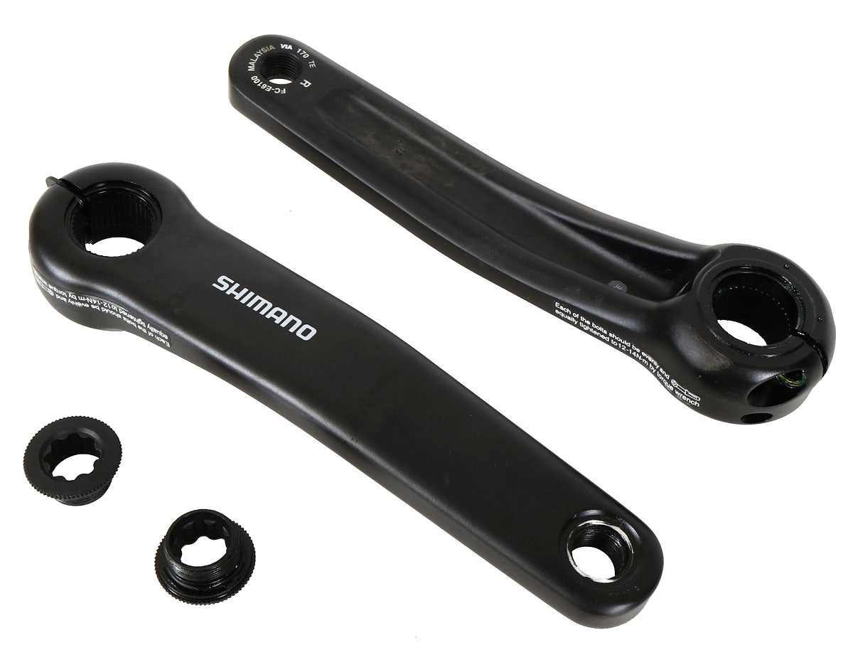Shimano Steps FC-E6100 170mm Black Crank Arm Set